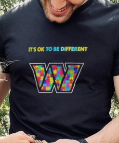 Washington Commanders Autism Its Ok To Te Different Shirt