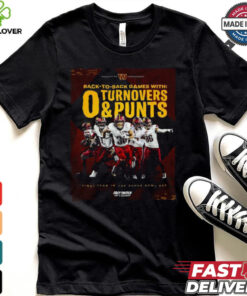 Washington Commanders Back To Back Game First Team In The Super Bowl Era 2024 Shirt
