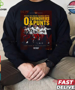 Washington Commanders Back To Back Game First Team In The Super Bowl Era 2024 Shirt