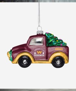 Washington Commanders Blown Glass Truck Ornament