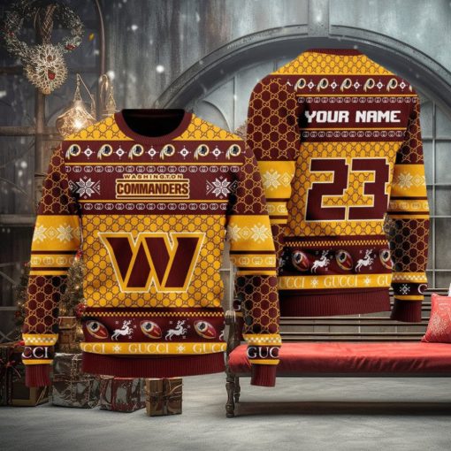 Washington Commanders Cool Christmas Sweater For Fans