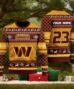 Washington Commanders Cool Christmas Sweater For Fans