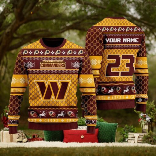Washington Commanders Cool Christmas Sweater For Fans