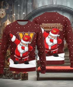 Washington Commanders Dab Santa New Style Knitted Sweater