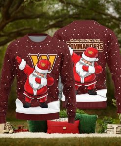 Washington Commanders Dab Santa New Style Knitted Sweater