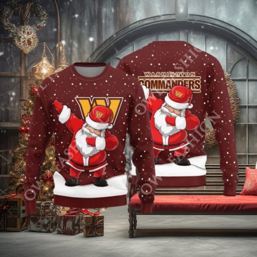 Washington Commanders Dab Santa New Style Sweater Jumper