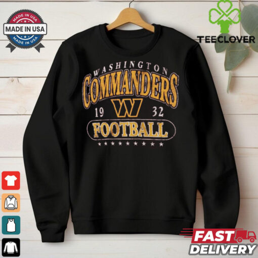 Washington Commanders Fanatics Heather Burgundy Official Retro Tri Blend T Shirt