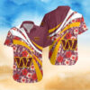 Washington Commanders Golden Sail Hawaiian Shirt