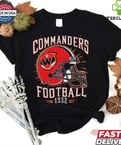 Washington Commanders Football helmet 1932 shirt