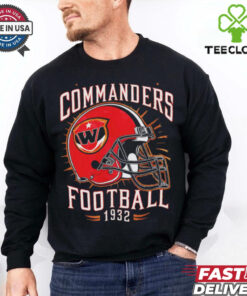 Washington Commanders Football helmet 1932 shirt