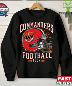 Washington Commanders Football helmet 1932 shirt
