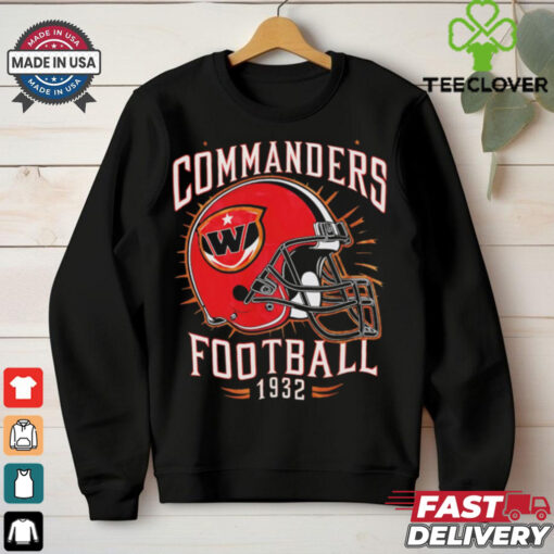 Washington Commanders Football helmet 1932 shirt