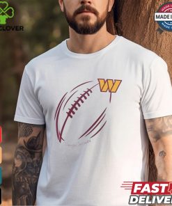 Washington Commanders G III 4Her by Carl Banks Subtle Football Fitted T Shirt
