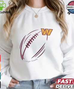 Washington Commanders G III 4Her by Carl Banks Subtle Football Fitted T Shirt