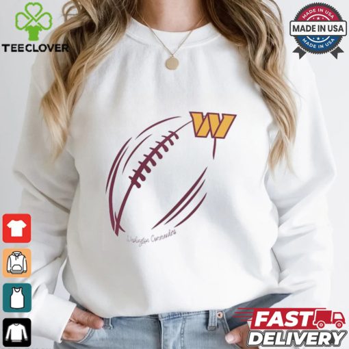 Washington Commanders G III 4Her by Carl Banks Subtle Football Fitted  T Shirt