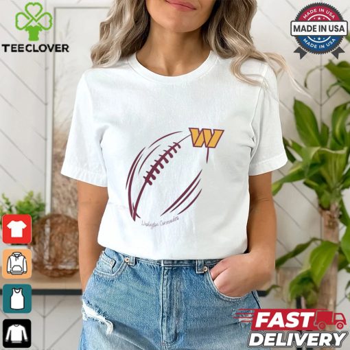 Washington Commanders G III 4Her by Carl Banks Subtle Football Fitted  T Shirt