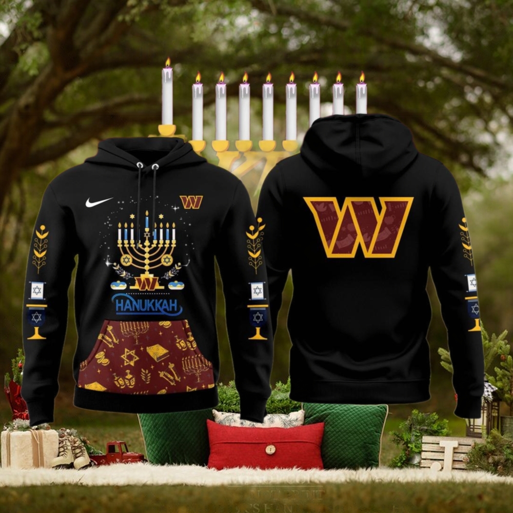 Washington Commanders Happy Hanukkah Fans Favorites New Edition Hoodie Washington Commanders Happy Hanukkah Fans Favorites New Edition Hoodie