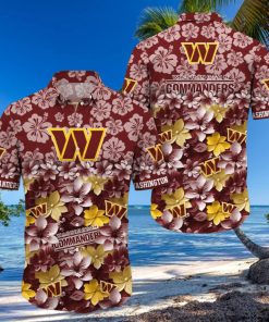 Washington Commanders Hawaii Shirt Trending Summer For NFL Fans