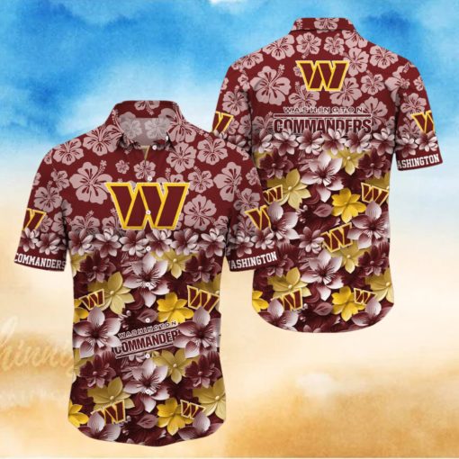 Washington Commanders Hawaii Shirt Trending Summer For NFL Fans
