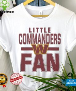 Washington Commanders Heathered Gray Little Fan shirt