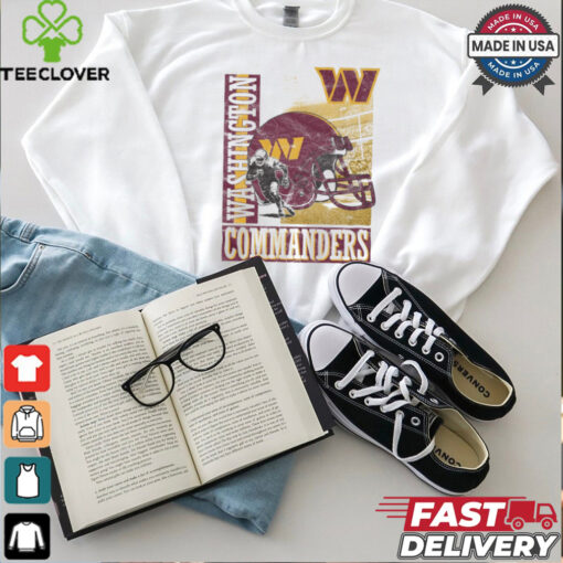 Washington Commanders Helmet Dash T Shirt