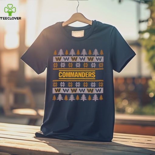 Washington Commanders Holiday Christmas Tree T Shirt