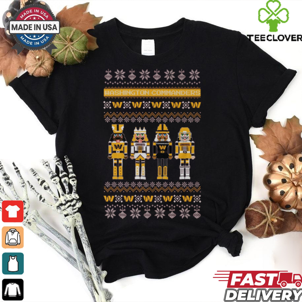 Washington Commanders Holiday Nutcracker Sweater T Shirt Washington Commanders Holiday Nutcracker Sweater T Shirt