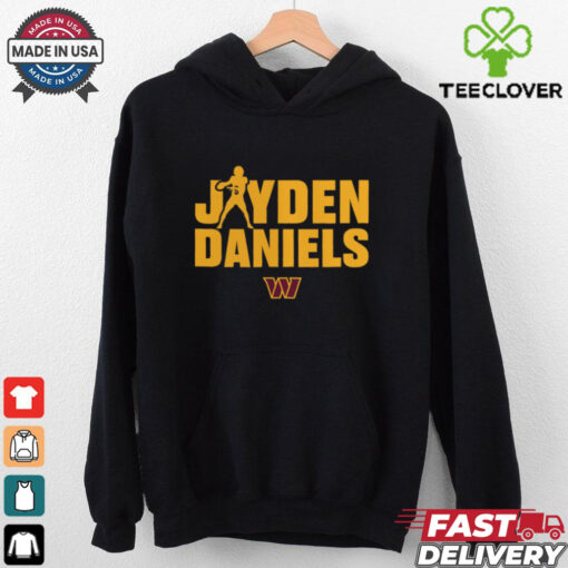 Washington Commanders Jayden Daniels Play Motion T Shirt