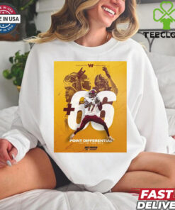 Washington Commanders Leading The Pack Point Differential 1St In The NFL Poster t shirt