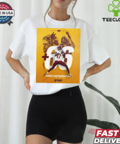 Washington Commanders Leading The Pack Point Differential 1St In The NFL Poster t shirt