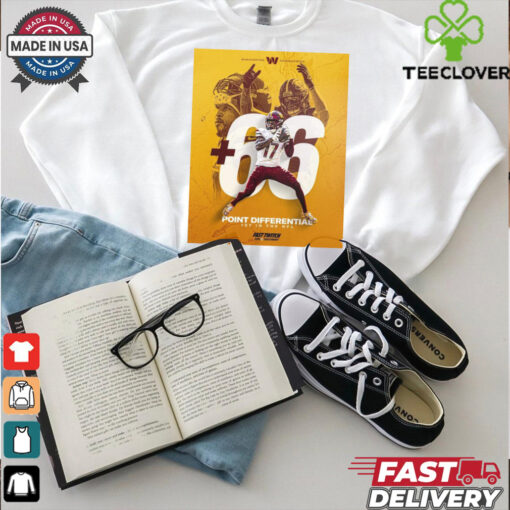 Washington Commanders Leading The Pack Point Differential 1St In The NFL Poster t shirt