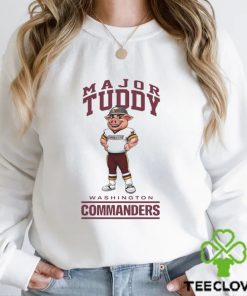 Washington Commanders Major Tuddy mascot 2023 hoodie, sweater, longsleeve, shirt v-neck, t-shirt