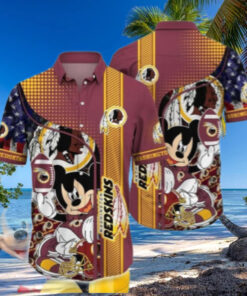 Washington Commanders Mickey Spirit Hawaiian Shirt