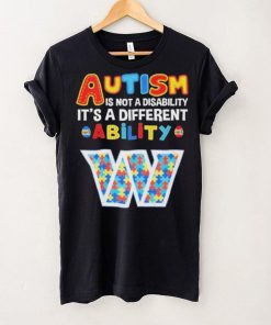 Washington Commanders NFL Autism Is Not A Disability 2024 Shirt