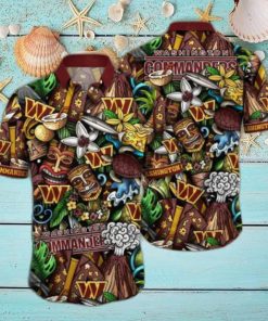 Washington Commanders NFL Flower Hawaii Shirt And Tshirt For Fans