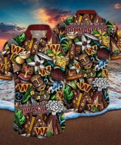 Washington Commanders NFL Flower Hawaii Shirt And Tshirt For Fans