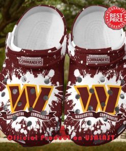 Washington Commanders NFL New For This Season Trending Crocs Clogs Shoes
