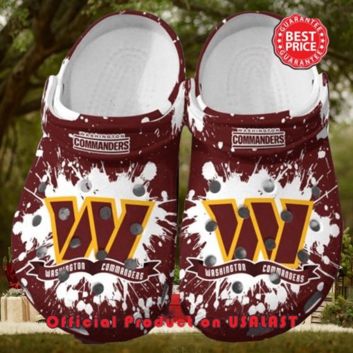 Washington Commanders NFL New For This Season Trending Crocs Clogs Shoes