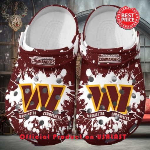 Washington Commanders NFL New For This Season Trending Crocs Clogs Shoes