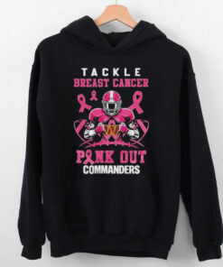 Washington Commanders NFL Tackle Breast Cancer Pink Out Texans Shirt