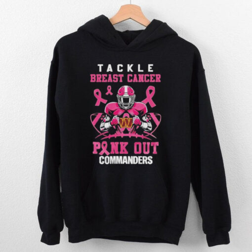 Washington Commanders NFL Tackle Breast Cancer Pink Out Texans Shirt