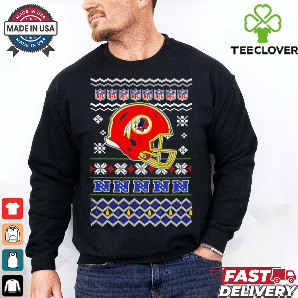 Washington Commanders NFL football Christmas helmet shirt Washington Commanders NFL football Christmas helmet shirt