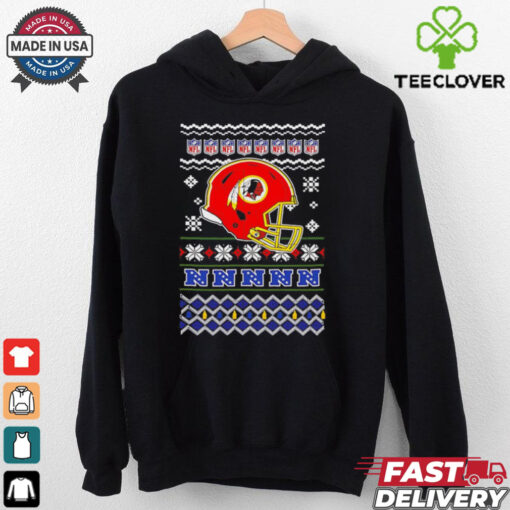 Washington Commanders NFL football Christmas helmet shirt