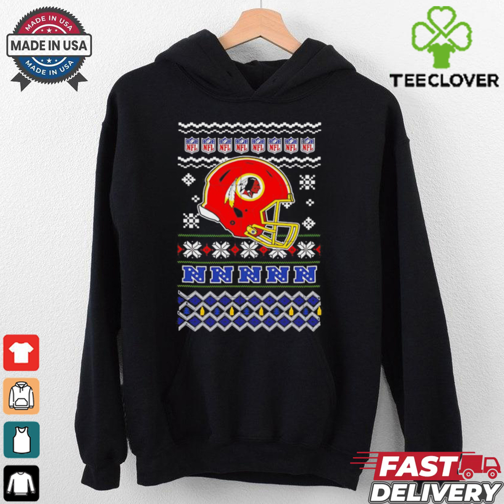 Washington Commanders NFL football Christmas helmet shirt Washington Commanders NFL football Christmas helmet shirt