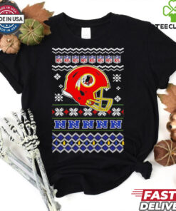 Washington Commanders NFL football Christmas helmet shirt