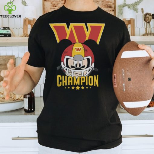 Washington Commanders NFL x Mickey Mouse Player Helmet TShirt