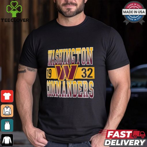 Washington Commanders New Era Black City Team T Shirt