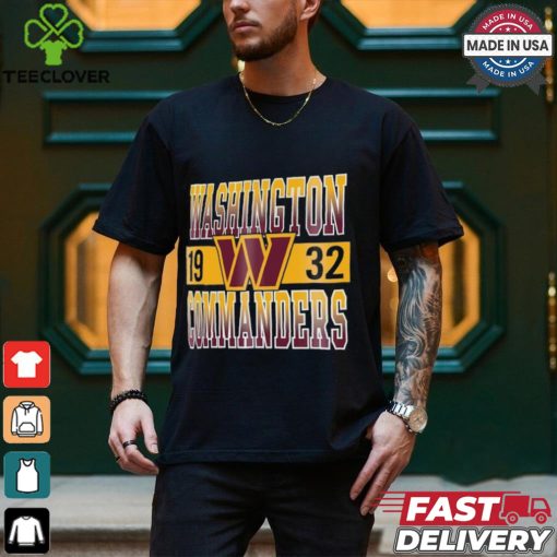 Washington Commanders New Era Black City Team T Shirt