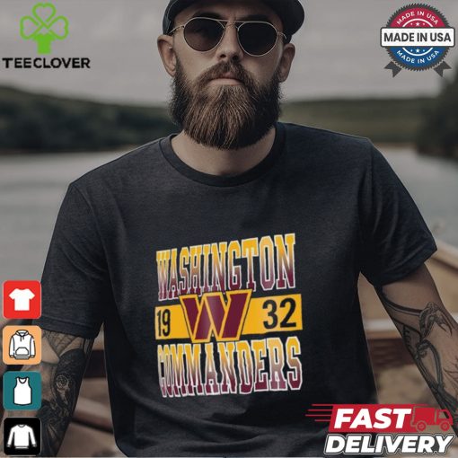 Washington Commanders New Era Black City Team T Shirt
