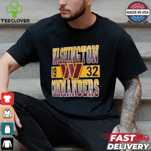 Washington Commanders New Era Black City Team T Shirt